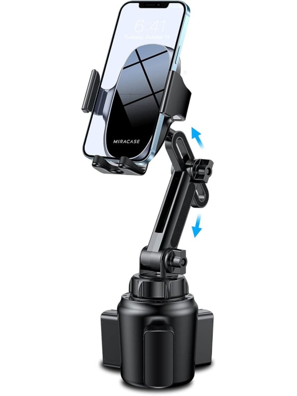 Universal Adjustable Long Neck Car Phone Holder - Compatible with 4-7
